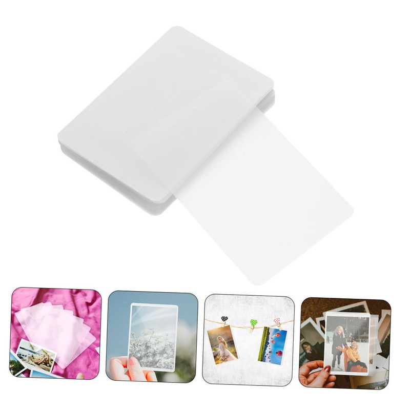 jojofuny 100 Sheets Clear Laminating Film for Photos Mil Thermal