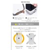 Hamee iFace Hang and Strap Holder, Double Ring, Silver