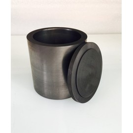 OTOOLWORLD Smelting Lab Graphite Crucible With Cover Lab Supply 100MMx100MM