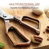 HEZHEN Damask Kitchen Scissors, Multifunctional Cooking Scissors, Saw Cut, 110