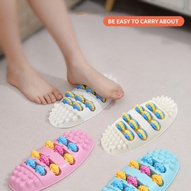 CBRVTY Foot Massage Roller Portable Roller Foot Massager for Feet Promotes Blood Circulation, Foot Roller Stress Reduction Relaxation, Can Be Used in Water