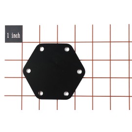 Air Compressor Unloader Tower Diaphragms Compatible with Quincy 1855, for models 250, 325, 370, 390 and 5120 Air Compressors (set of 2)