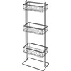 iDesign Everett Metal Standing Shower Caddy, 3-Tier Bath Shelf Baskets