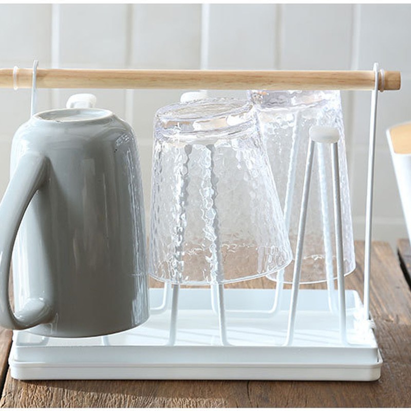 Kitchen Drain Cup Holder Portable Multifunctional Water Bottle Drying Drainer