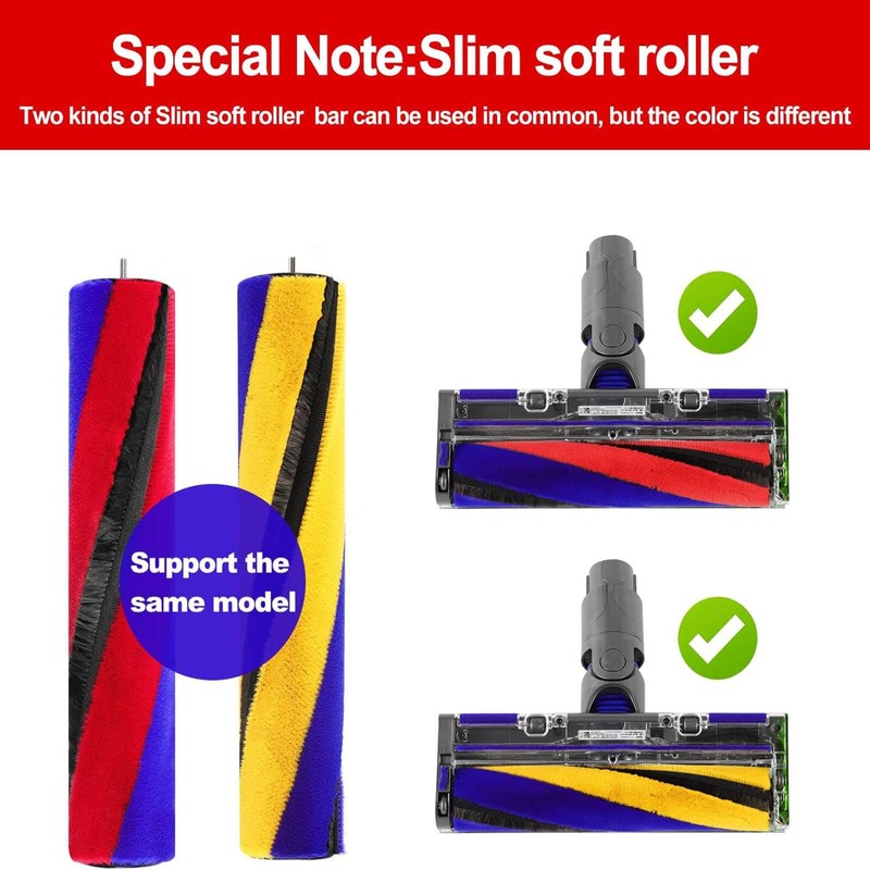 Sparesbarn Brush Roller Brush Strip for Dyson V12, V15 Detect