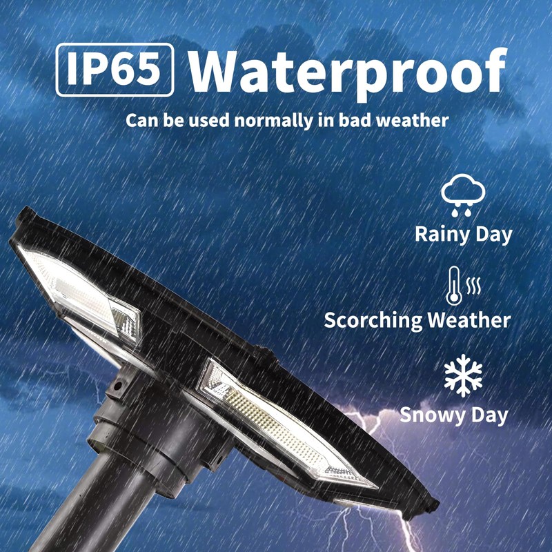 Locontifni 4000W Outdoor Street Light Head, Solar Powered, IP65 Waterproof,