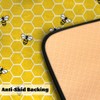 FZDXZJJ Honeycomb Bee Kitchen Mat Cushioned Anti-Fatigue Kitchen Rug, Animal