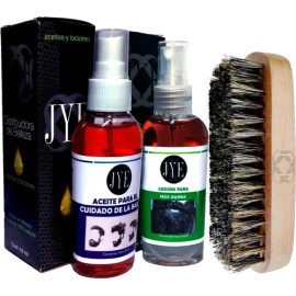 Shampoo Bergamota Orgánico Jye Kit  Organic Bergamot Shampoo Kit with Brush, Lotion  Oil                                                              