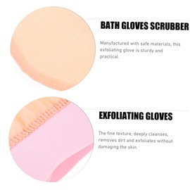 TOVINANNA Pcs Shower Scrubber Glove Exfoliating Bathing Mitten for Feminine Wash Body Scrubber Gloves for Women