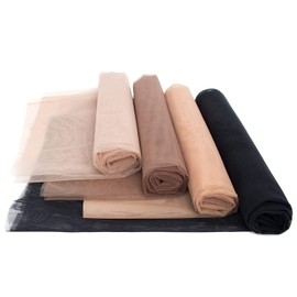 Swiss Lace Net for Making Lace Wig- 1/4 Yard (18x20), Brown Color by BHD Beauty