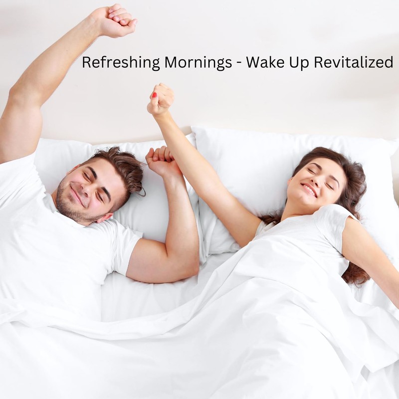 LANE LINEN King Size Bed Set - 4 Piece 100%