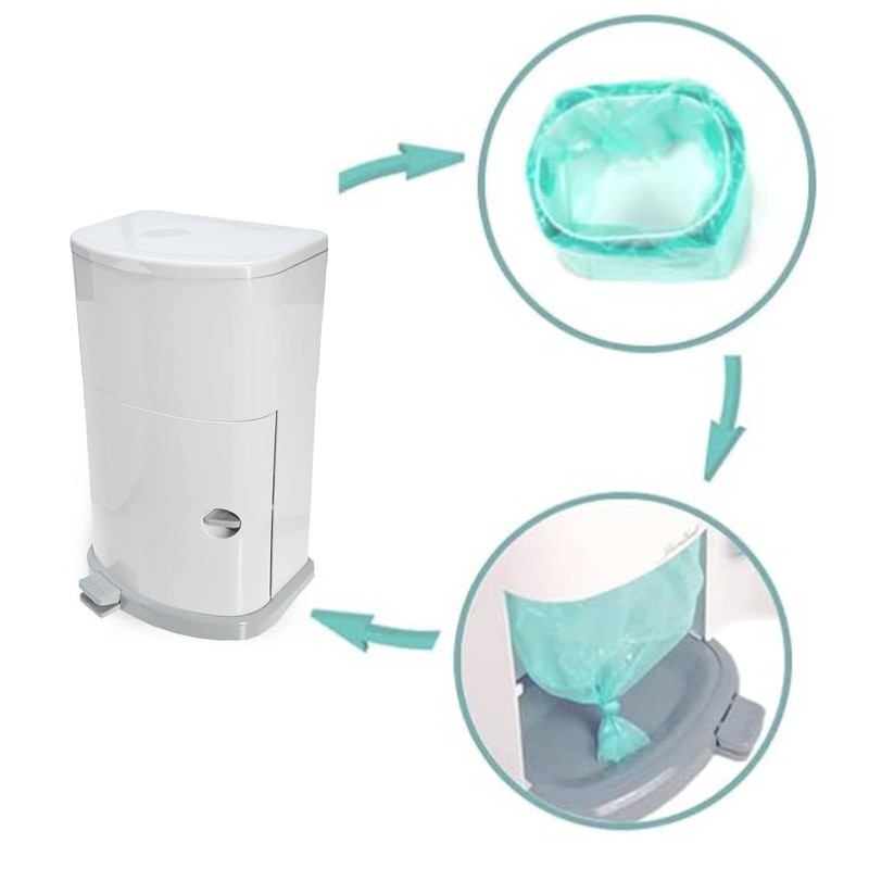 Diaper Pail Liner Refills Bags Compatible with Janibell Akord 330