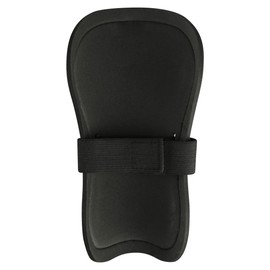 CHAMPRO D3 Molded Shin Guards, Large, Black