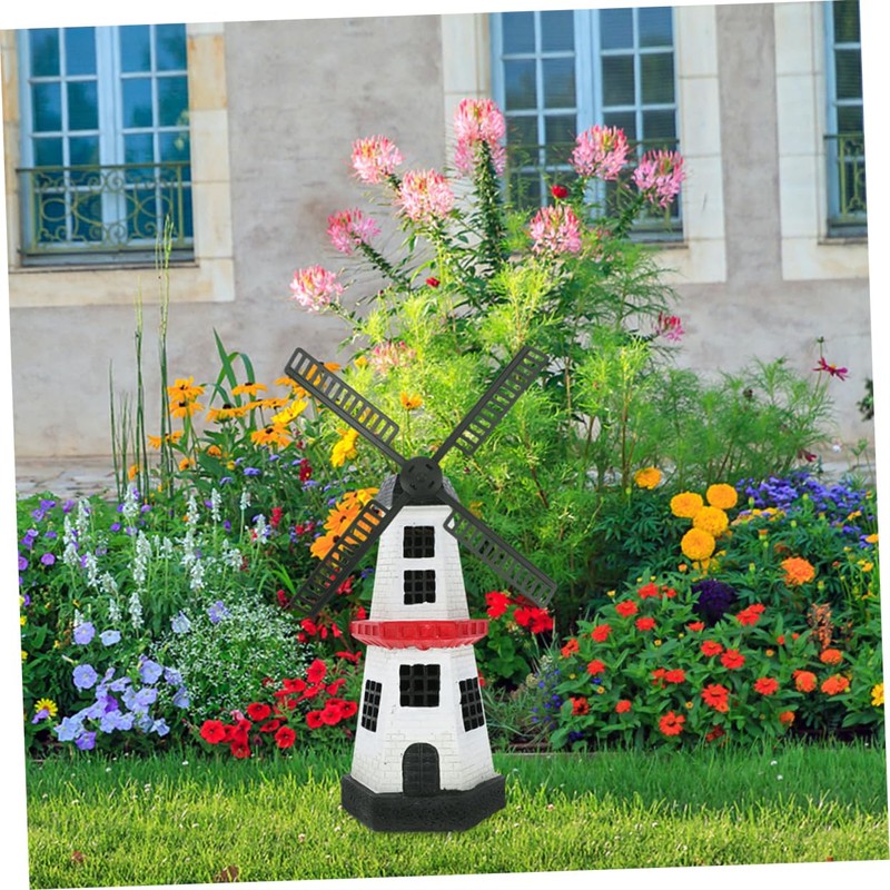 Kisangel 2pcs Windmill Blades Plastic Windmill Parts for Garden Sturdy