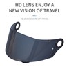 Motorcycle Anti-UV Anti-Scratch Wind Shield Helmets Lens Visor Replacement for