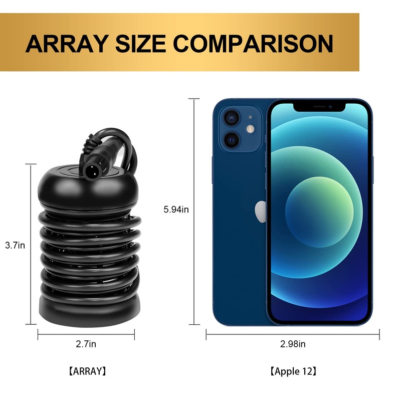 6-Pack Replacement Arrays for Ionic Detox Foot Spa Machines System,