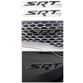 Reflective Concepts - SRT Badge Overlay Decal Stickers - Grille and Trunk - 2015-2018 Charger SRT 392 - (Color: Carbon Fiber)