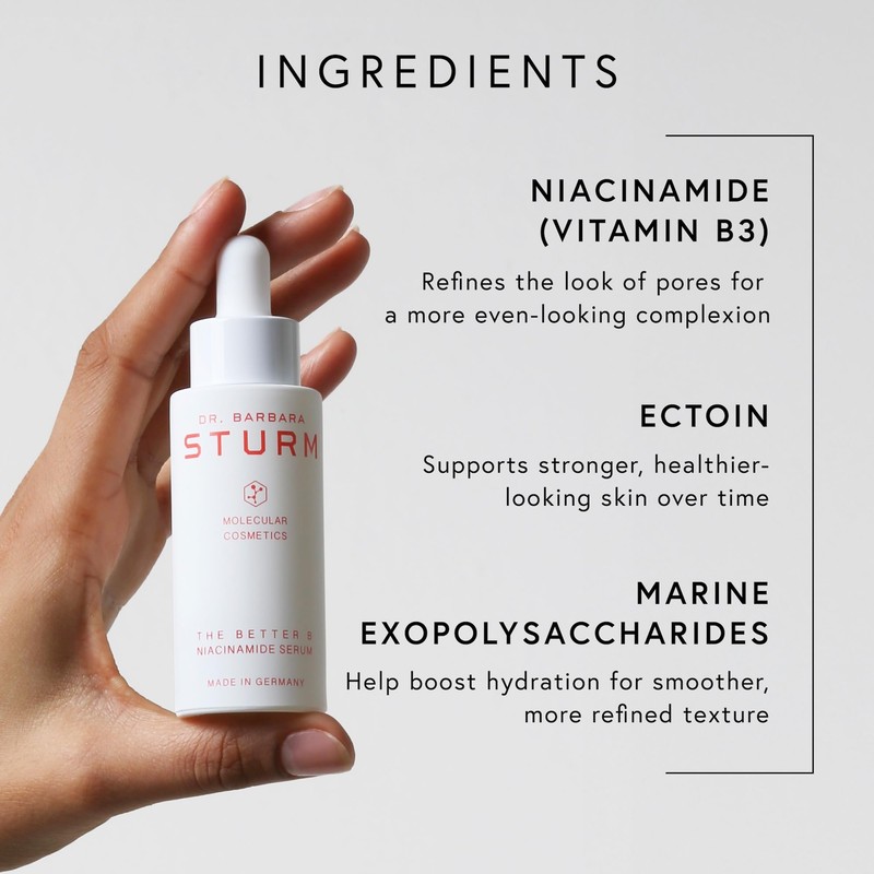 The Better B Niacinamide Serum 1.01 Fl Oz, Pore Refining