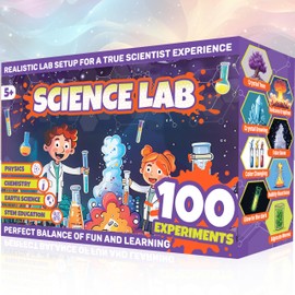 Bloonsy Science Kits for Kids | Ultimate Chemistry Lab Setup with 100 Experiments | Toys Set for Boys and Girls Age 7-8-9-12