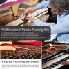 Piano Tuning Kit Professional Wrench Hammer Rubber Mutes Set Including