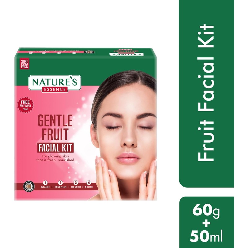 Nature's Essence Kit facial de frutas suaves (45 gramos+30 ml)