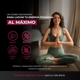 Shatavari BPN PRO  Suplemento Natural para Mujer con Extracto Puro Ayurveda  Equilibrio Hormonal, Menopausia, SPM, Fertilidad y Bienestar Femenino... 