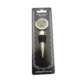 Mullingar Pewter Celtic A Wine Stopper, Mullingar Pewter