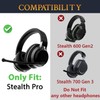SOULWIT Cooling Gel Earpads Replacement for Turtle Beach Stealth Pro