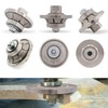 B10 3/8 Inch Grinding Roughing & Cutting Material, Half Bullnose