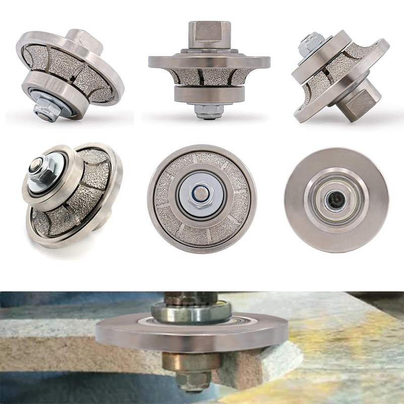 B10 3/8 Inch Grinding Roughing & Cutting Material, Half Bullnose