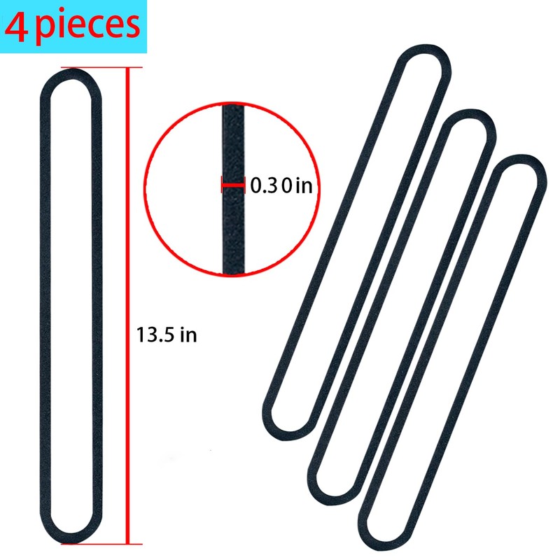 ziHenryDa 4 Pack Foam Replacement Gaskets compatible with Deluxe Food