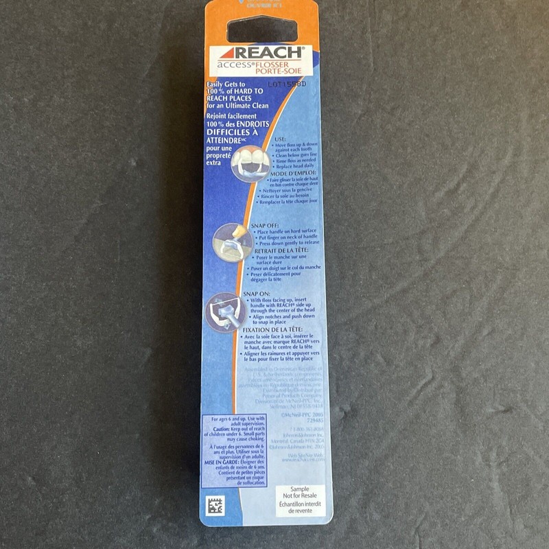 Reach Access Daily Flosser Floss Stick w/ floss And 3