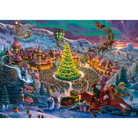 Schmidt Spiele 58609 Santas North Pole Zac Kinkade Jigsaw Puzzle 1000 Pieces