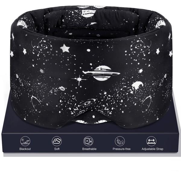 LOVE EYE Sleep Mask, Sleep Mask for Side Sleeper Eye
