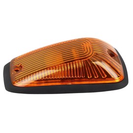 5 X Cab Marker Light, Cab Roof Running Lights, Top Clearance Light w/T10 Plug Compatible with 1988-2002 Chevy/GMC C1500 C2500 C3500 K1500 K2500 K3500 Pickup Trucks (without Bulbs) (Amber Housing)