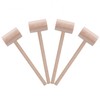Wood Crab Mallets Seafood Shellfish Lobster Cracker Hardwood Natural Hammers,