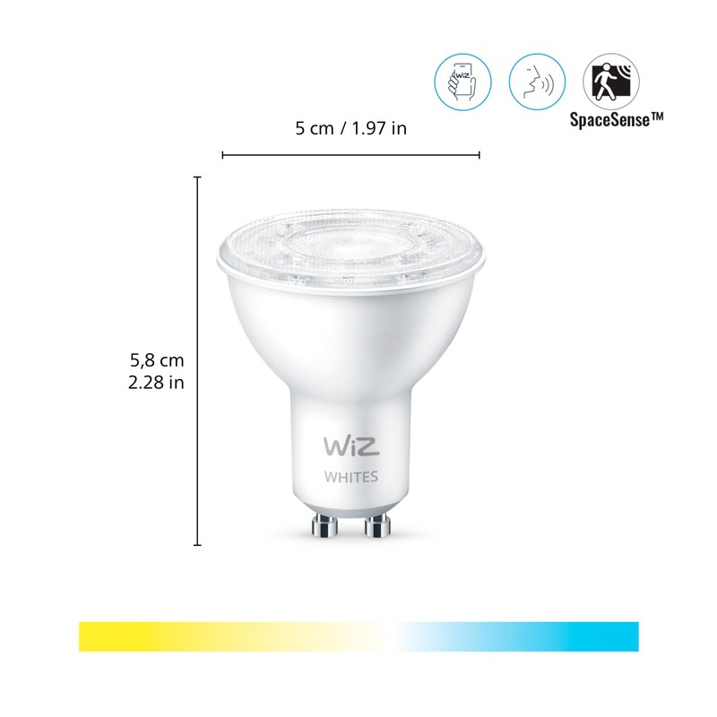 WiZ Tunable White GU10 LED Bulb