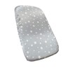 MANE by TIM & TAM SATIN CRIB Fitted Sheet (Grey