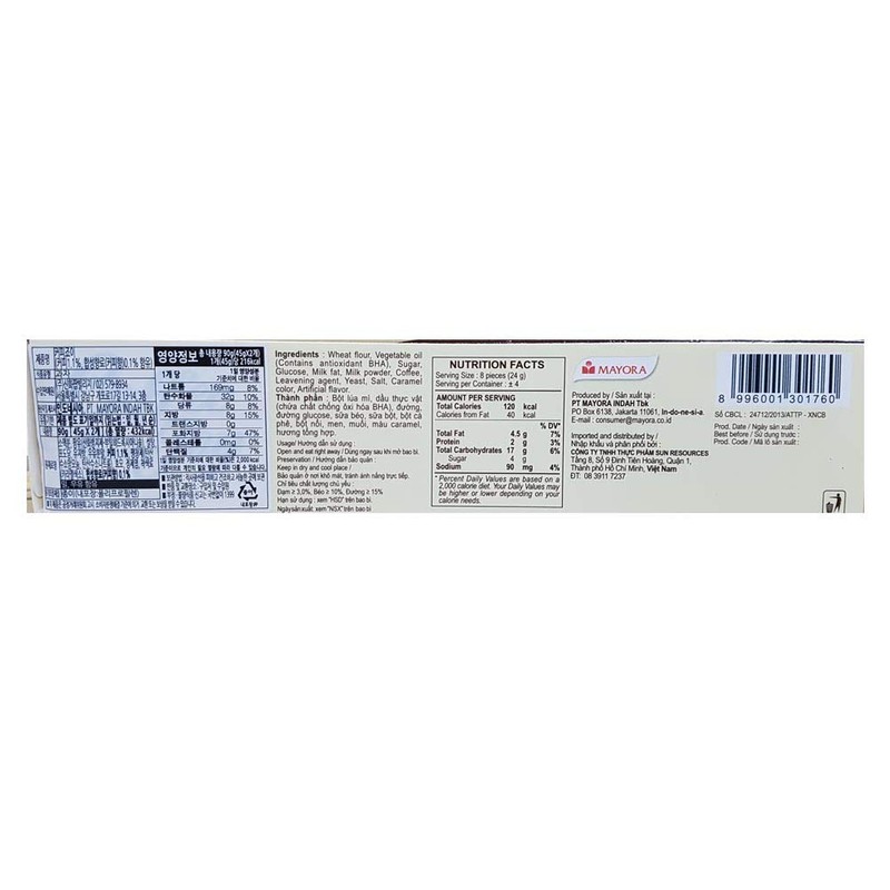 Mayora Coffee Joy Biscuit 90g(pack of 2)