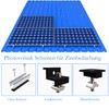 Solar Panel Mount Kit 12 cm and Accessories Black Anodised