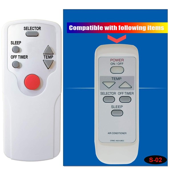 Home Appliances Inc Of ShenZhen Replacement for Sharp Air Conditioner Remote Control CRMC-A624JBEZ CRMCA624JBEZ