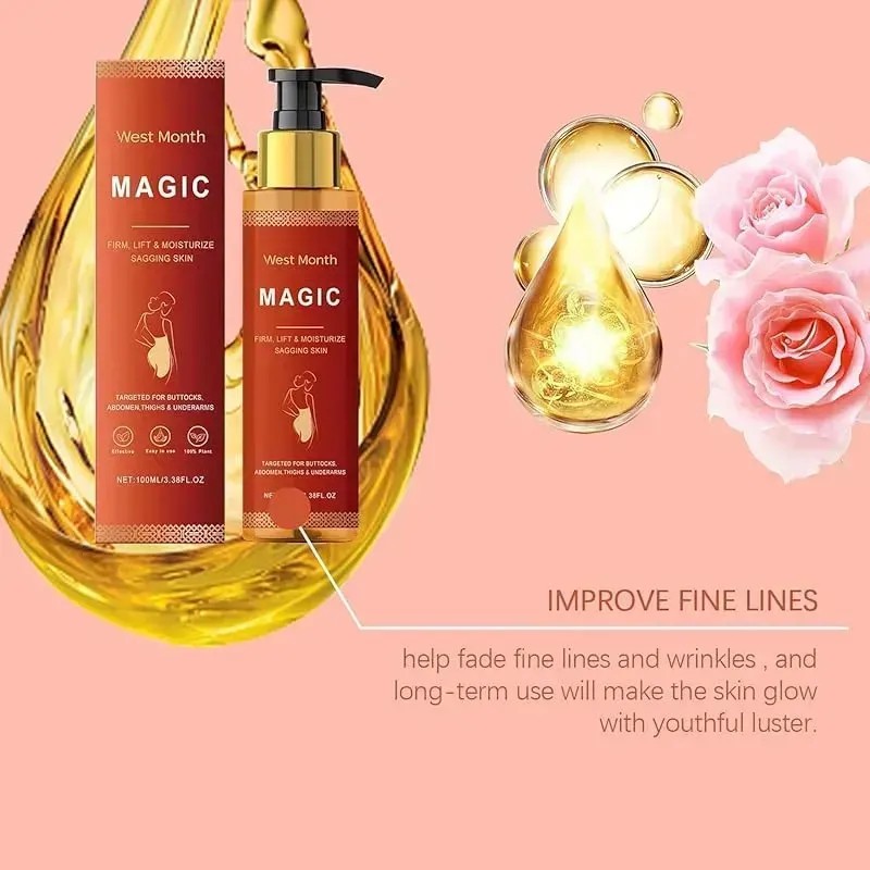 Aceite Corporal Mágico Aa Aceite Reafirmante, 3 Unidades