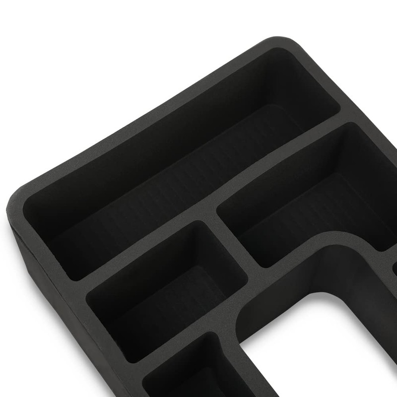 G-PLUS Floor Console Black Organizer Inserts 2 Pc Set Compatible