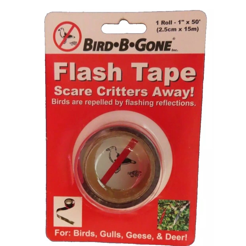 Bird B Gone Flash Tape 1" x 50' #MMFT-050 Scare