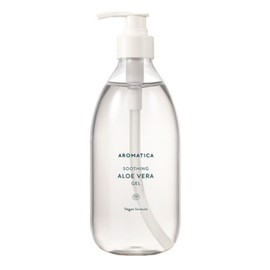 Aromatica Soothing Aloe Vera Gel 500ml 2 x Vegan Summer Cooling, Safe Moisture Soothing for the Whole Family / 아로마티카 수딩 알로에 베라 젤 500ml 2개 비건 여름 쿨링 온가족 안심 수분 진정