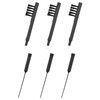 MFUOE 6PCS Hearing Aid Cleaning Kits Five Hole Brush and