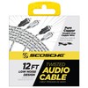 Scosche A12C4 12 Foot 2-Channel Oxygen Free Copper Twisted Car