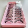 3D False Eyelashes, Natural Eyelashes, Pure Handmade Natural Look, Fluffy