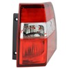 TRQ Passenger Side Tail Light Assembly Compatible with 2007-2017 Ford