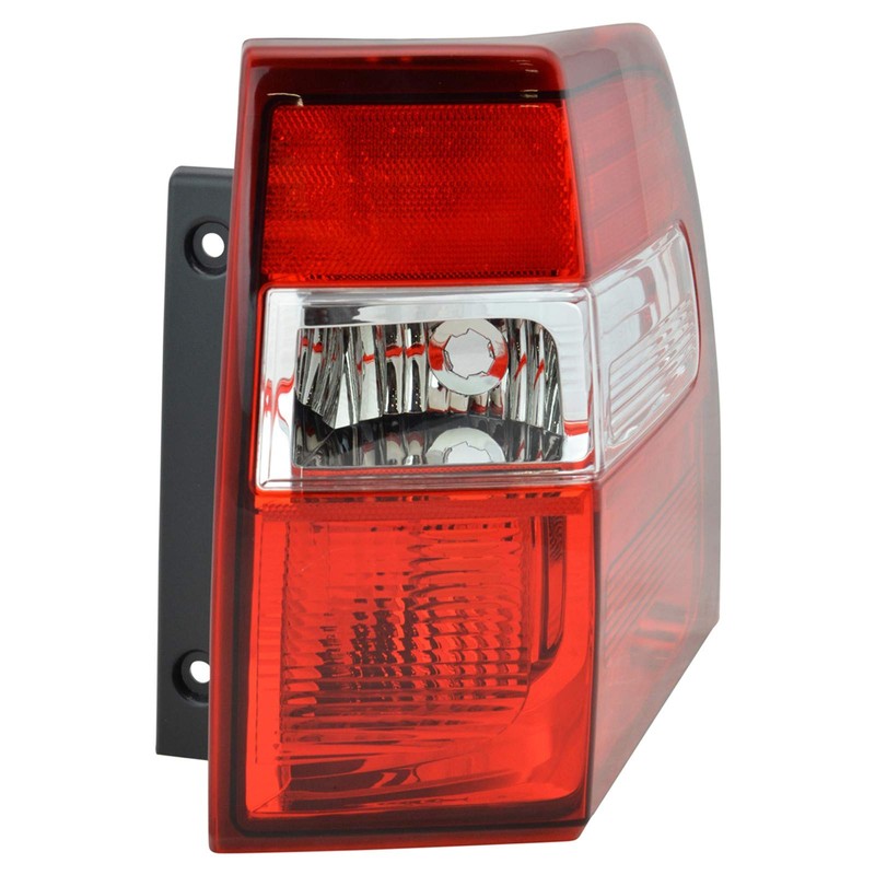 TRQ Passenger Side Tail Light Assembly Compatible with 2007-2017 Ford